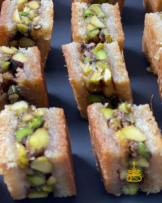 Baklava tradicional con pistache