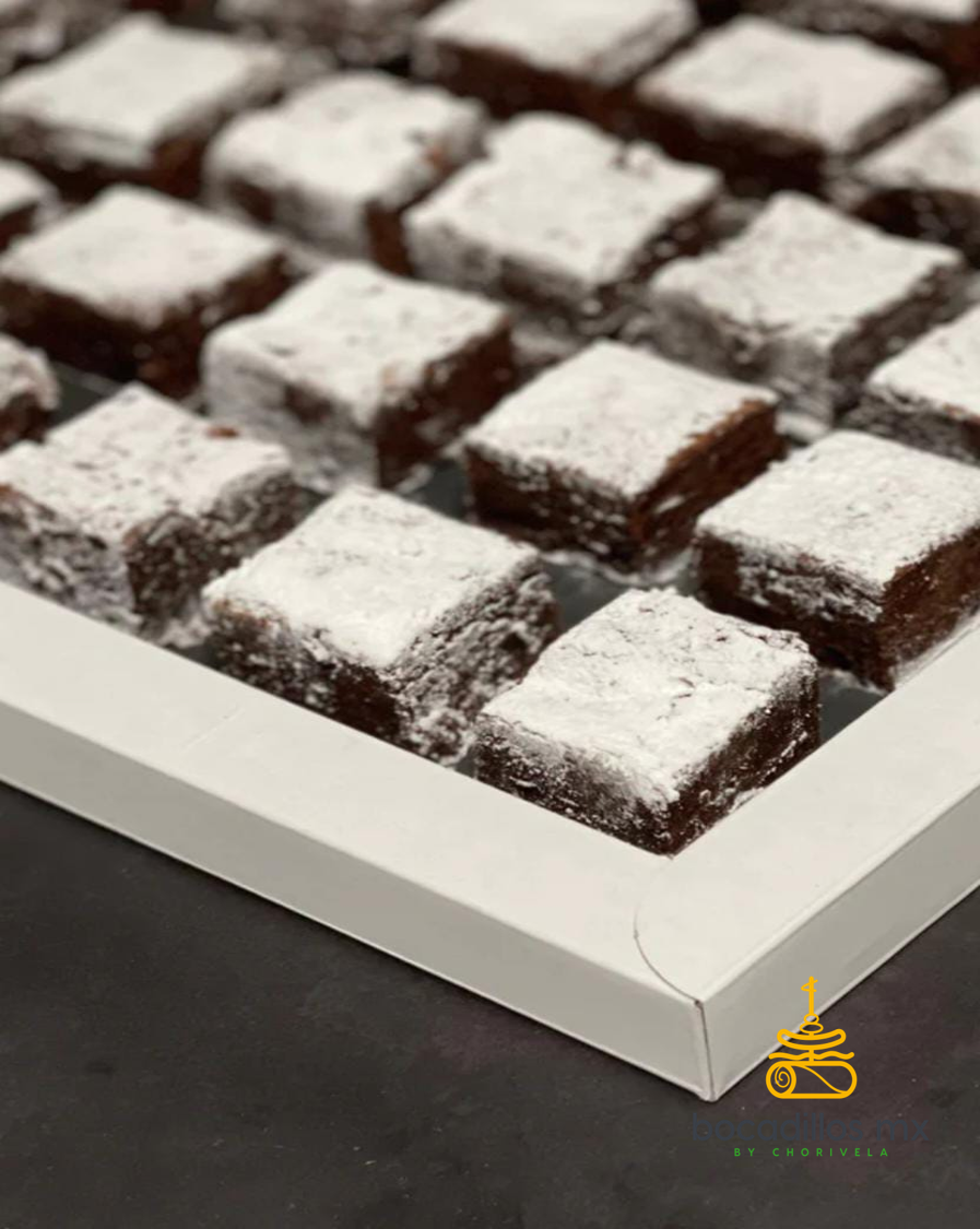 Brownies de chocolate fudge