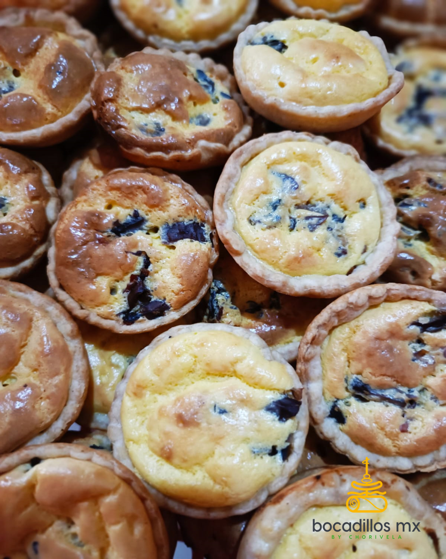 Quiche de tocino y champiñón