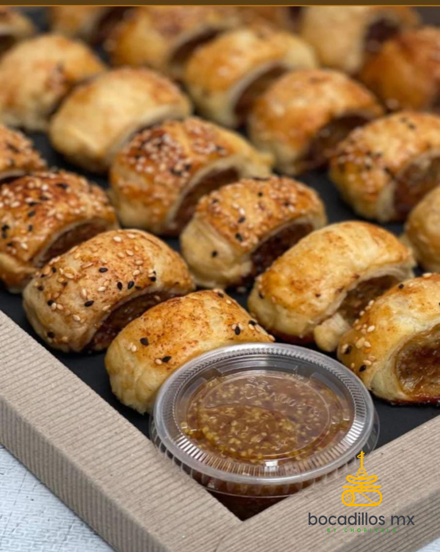 Rollitos De Salchicha De Manzana Y Romero