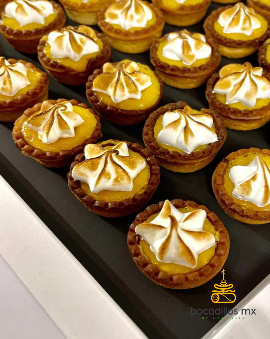 Minitartas de merengue de limón