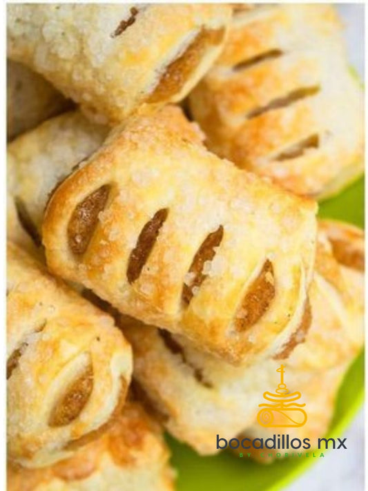 Mini strudel de manzana, zarzamora o fresa